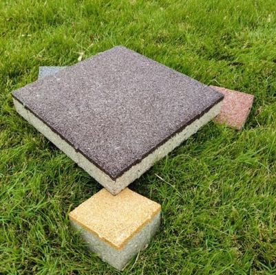 Stylische Sinterung Grau und Rot Keramik Wasserdurchlässige Ziegel für Pflastersteiner Einfahrt Garten