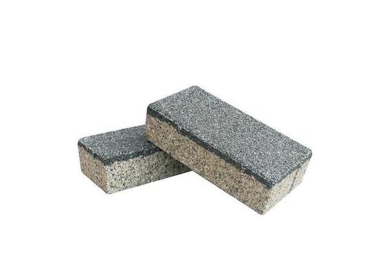 Rote Porzellantäfel 100mm*25mm Größe für Patio Auffahrt Anti-Skid 65-85 Bpn