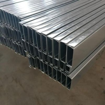 Galvanisierte Stahlplatten Trennwand Metallprofil Breite 72 mm Standardlänge 3000 mm