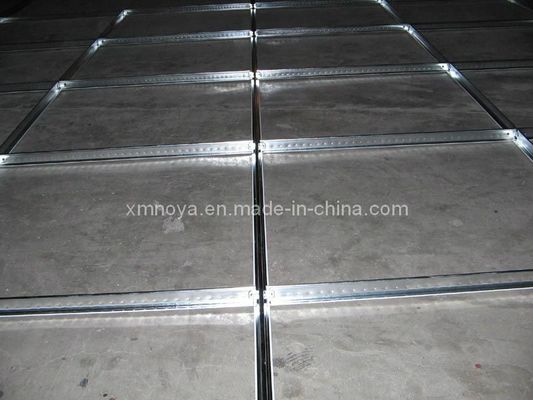 0.40-1,0 mm Dicke Feuerdichtes Galvanisiertes Tee-Gitter für aufgehängte Decken T-Bar