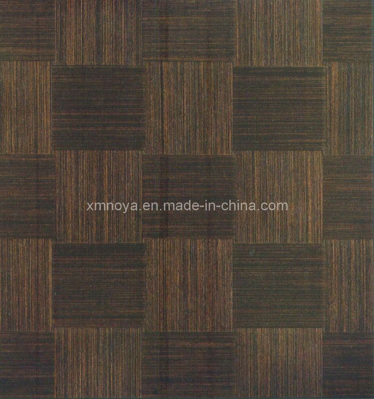 PE-Material Komponente Gewebtes Holz Geflechtene Veneer Wanddekoration mit 10 Jahren Lebensdauer