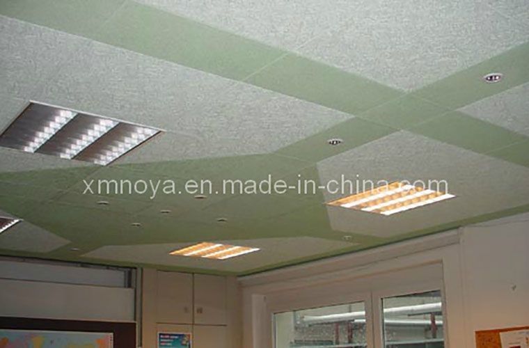 Veneer Oberfläche Holzwolle Zementplatte für Decorative Decken und Schalldämmung