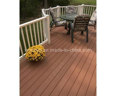 Gartenboden Dekoration WPC Holz Verbunddeckplatte 450*75*18mm in brauner Farbe