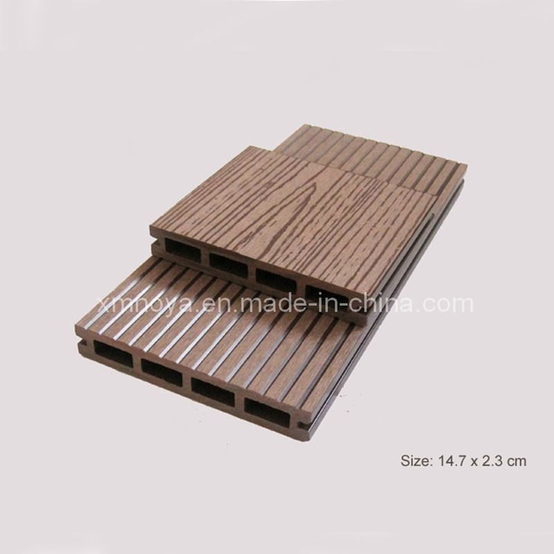 Außenwasserdichte WPC-Decking mit Kunststoffmaterial und unterschiedlichen Größen