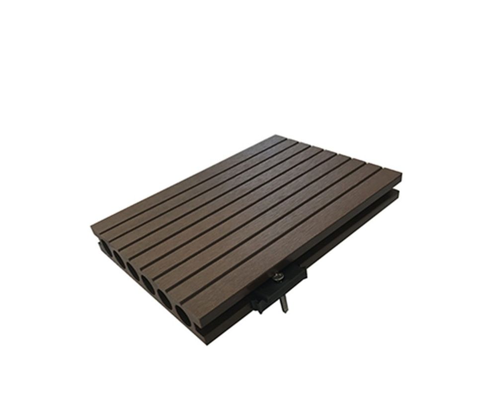 Wasserabsorptionsrate 2,5% Synthetische WPC-Decking für Ingenieurböden