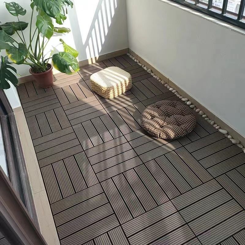 Wasserabsorptionsdichtung 2,5% Braunholz Kunststoff-Verbunddecken für den Garten