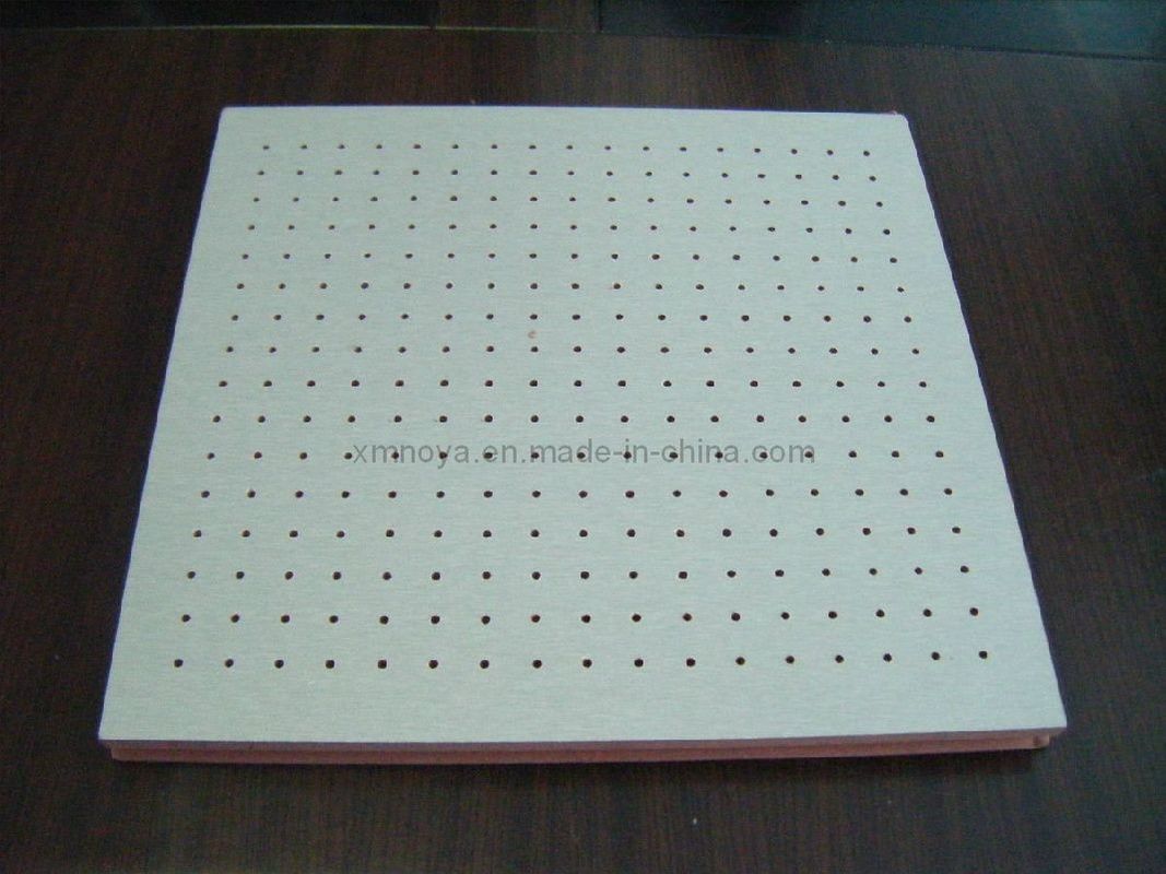 Vorlagefläche Perforierter Akustikplatten aus Holz Schalldämpfer für Decken