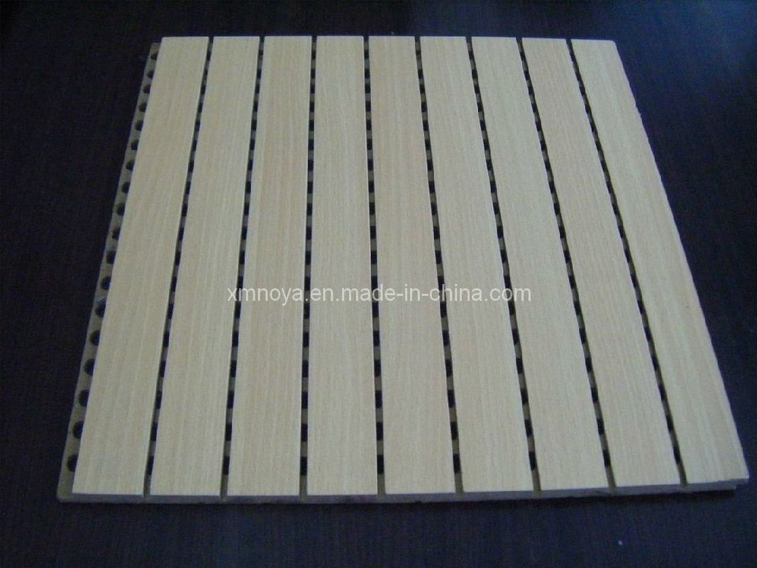 Feuerdichte Holzplatte der Klasse A1 für Wand- und Deckendekoration Akustikgeräuschabsorption