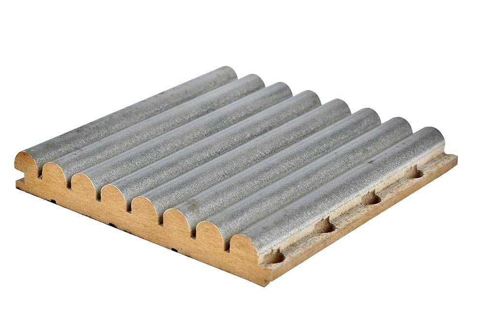 Feuerdichte Wasserdichte Holzplatte für Innenwanddekorationen A1 Grade und Quadratrand