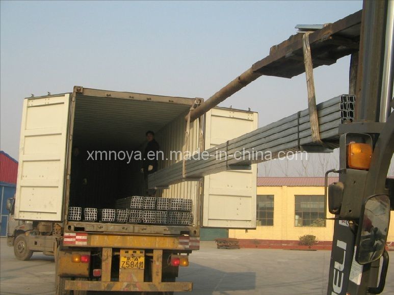 Ersetzbarer Service Galvanisierter Leichtstahl-Kiehl für Wandtrennwand 50*35/70*35/73*36mm